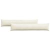 vidaXL Perne pentru canapea 2 pcs Crem 200 x 40 cm