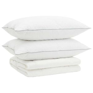 vidaXL Set de pilote din puf de g&acirc;scă 90% FULDA 3 buc. 200 x 200 cm