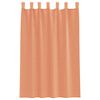 vidaXL Perdele Voile cu Bucle 2 buc Terracota 140x175 cm