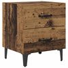 vidaXL Dulap de pat Lemn vechi 40 x 35 x 47,5 cm Lemn prelucrat