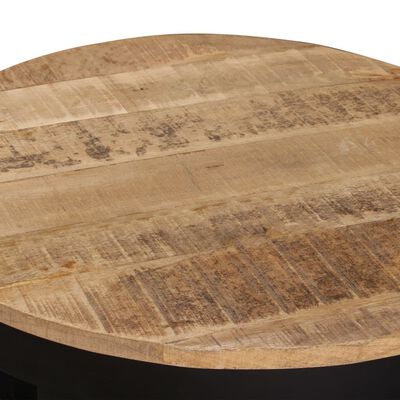 vidaXL Măsuță de cafea, 60x40 cm, lemn masiv de mango nefinisat