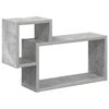 vidaXL Raft de perete Montare pe perete Gri Beton 55 x 15 x 35 cm