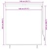 vidaXL Jaluzea tip rulou de exterior, antracit, 140 x 250 cm