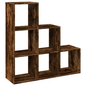 vidaXL Bibliotecă/separator cameră&nbsp;3 niveluri&nbsp;stejar 99x29x99 cm lemn