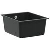 vidaXL Chiuvetă de bucătărie cu o cuvă Granit 37 x 46 x 20 cm Grafit