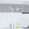 vidaXL Dulap suspendat Gri Sonoma și Alb 80 x 31 x 40 cm Lemn compozit