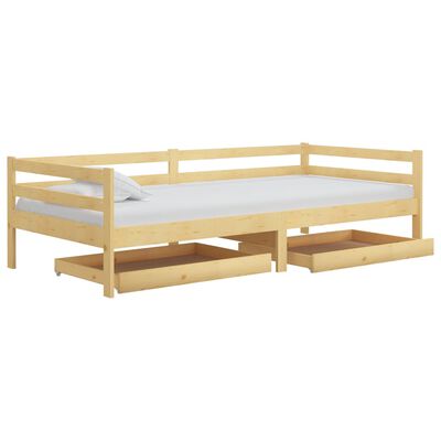vidaXL Sertare pentru pat de zi, 2 buc., lemn masiv de pin