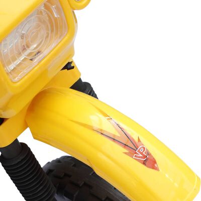 vidaXL Motor pentru copii, galben și negru