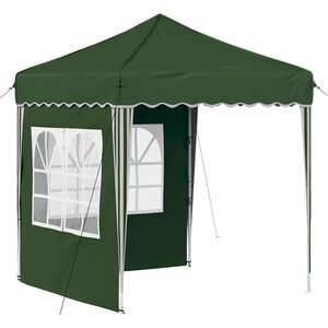 vidaXL Cort de Petrecere Pop-up 195 x 195 x 245 cm Verde