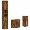 vidaXL Set de cabinet pentru baie cu 3 piese UTRECHT Lemn prelucrat