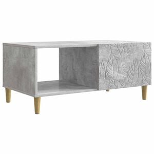 vidaXL Masă de cafea Gri Beton 90 x 50 x 40 cm Lemn prelucrat
