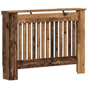 vidaXL Capac pentru radiator Lemn Vechi 112 x 19 x 81,5 cm