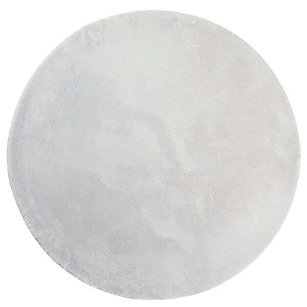 vidaXL Covor HUARTE, fir scurt, moale și lavabil, gri, &Oslash; 80 cm