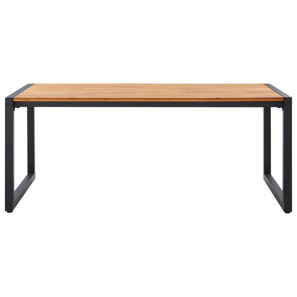 vidaXL Set mobilier de grădină, 7 piese, maro