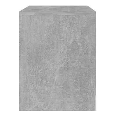 vidaXL Noptieră, gri beton, 45x34,5x44,5 cm, PAL