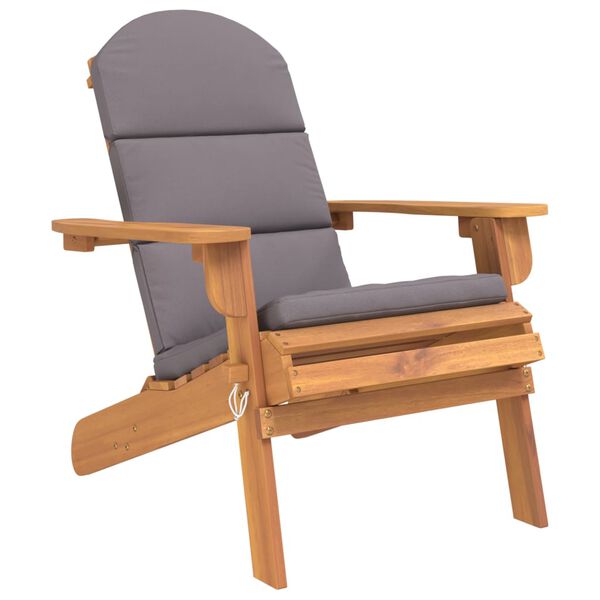 vidaXL Set mobilier de grădină Adirondack, 3 piese, lemn masiv acacia