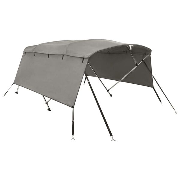 vidaXL Parasolar Bimini 4 arcuri pereți laterali 243x(230-244)x137 cm