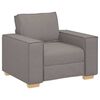 vidaXL Canapea fotoliu gri taupe 100x78x84 cm, material textil