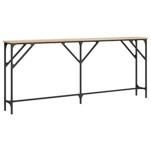 vidaXL Masă consolă, stejar sonoma, 180x23x75 cm, lemn prelucrat