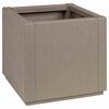 vidaXL Cutie de flori pentru grădină Maro deschis 36 x 36 x 35 cm PP