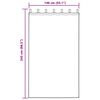 vidaXL Perdele opace 2 pcs Gri deschis 140 x 245 cm Catifea