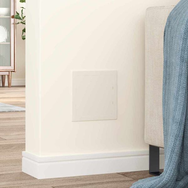 vidaXL Panouri de acces 2 pcs Alb 15 x 15 cm Plastic ABS