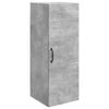 vidaXL Dulap montat pe perete Gri Beton 33 x 34,5 x 90 cm