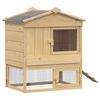 vidaXL Căsuță pentru pui Maro 75 x 60 x 89 cm Lemn masiv de pin