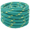 vidaXL Sfoară de Barcă 4 mm 5 m Verde