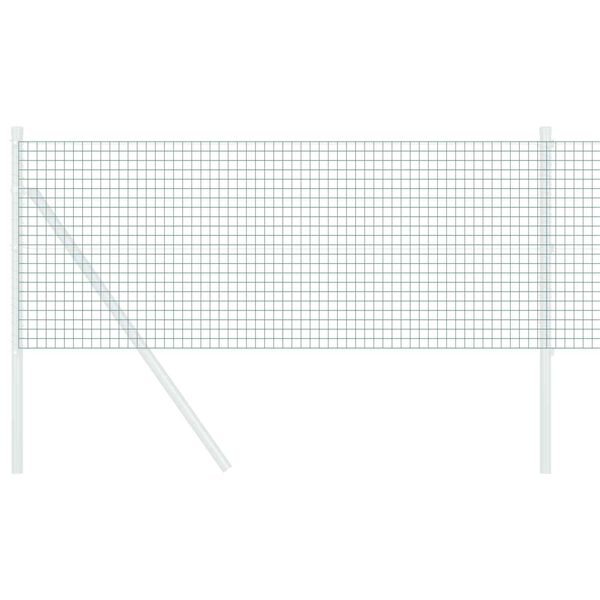 vidaXL Gard din s&acirc;rmă sudată Verde 0.8 x 10 m