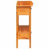 vidaXL Masă de consolă natural 50,5 x 30 x 75,5 cm Lemn masiv de mahon