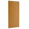 vidaXL Panou de acoperiș 36 buc. natural 100 x 45 cm Oțel galvanizat