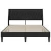 vidaXL Cadru de pat cu headboard Negru 140 x 200 cm Catifea