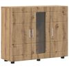 vidaXL Dulap din Lemn Stejar Artizanal 88,5 x 30,5 x 73 cm