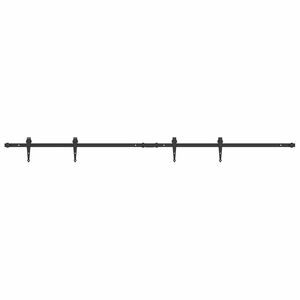 vidaXL Set uși glisante pentru dulap 200 cm oțel carbon