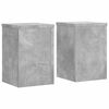 vidaXL Suport de plante, 2 buc., gri beton, 25x25x35 cm lemn prelucrat