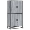 vidaXL Dulap nalt gri sonoma 68x35x139 cm lemn prelucrat