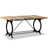 vidaXL Masă de bucătărie, 180 cm, lemn masiv reciclat