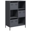 vidaXL Dulap &icirc;nalt, antracit, 68x39x103,5 cm, oțel