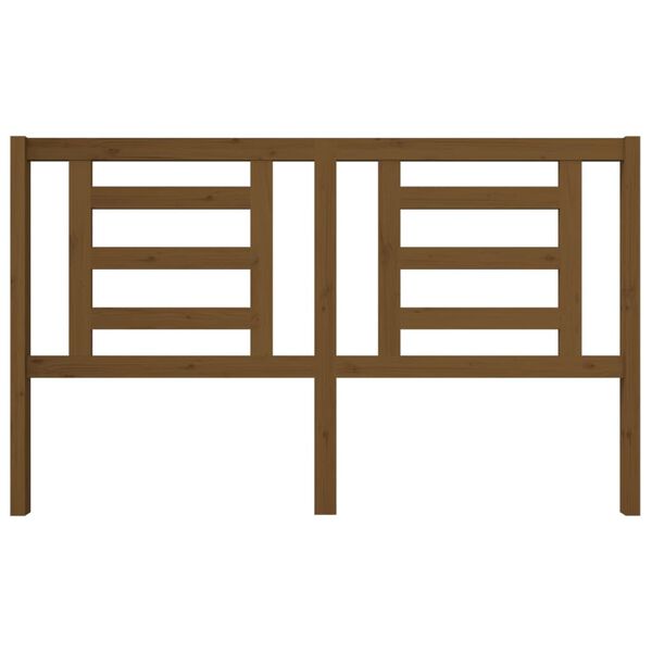 vidaXL Tăblie de pat, maro miere, 166x4x100 cm, lemn masiv de pin