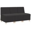 vidaXL Unitate Sofa Modulară Fără Brațe 3 pcs Gri &icirc;nchis