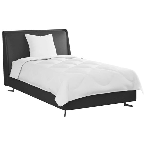 vidaXL Pilotă cu pernă 2 pcs Alb Microfibră