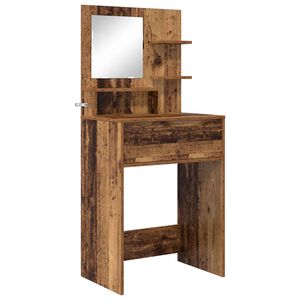 vidaXL Mese de toaletă pentru dormitor Lemn Vechi 80 x 39,6 x 135 cm