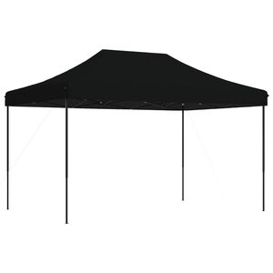 vidaXL Cort de petrecere pliabil Pop-Up, 440x292x315 cm, negru