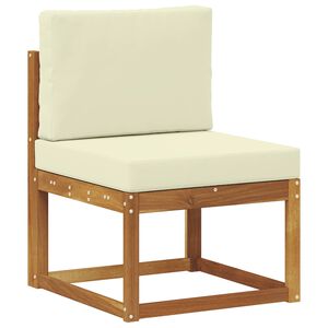 vidaXL Canapea Medie pentru Exterior Lemn Solid de Acacia