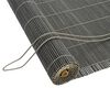 vidaXL Rulou textil Gri 40 x 160 cm Bambus