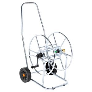 vidaXL Cărucior cu tambur pentru furtun de 80 m 4/2", oțel