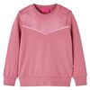 vidaXL Bluzon pentru copii, petic din catifea, zmeuriu, 128