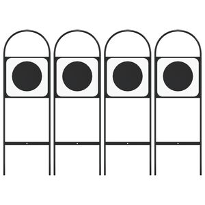 vidaXL Marcaje de dresaj, 4 buc., oțel