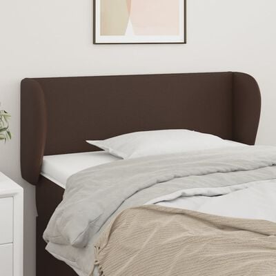 vidaXL Tăblie de pat cu aripioare maro 83x23x78/88 cm piele ecologică